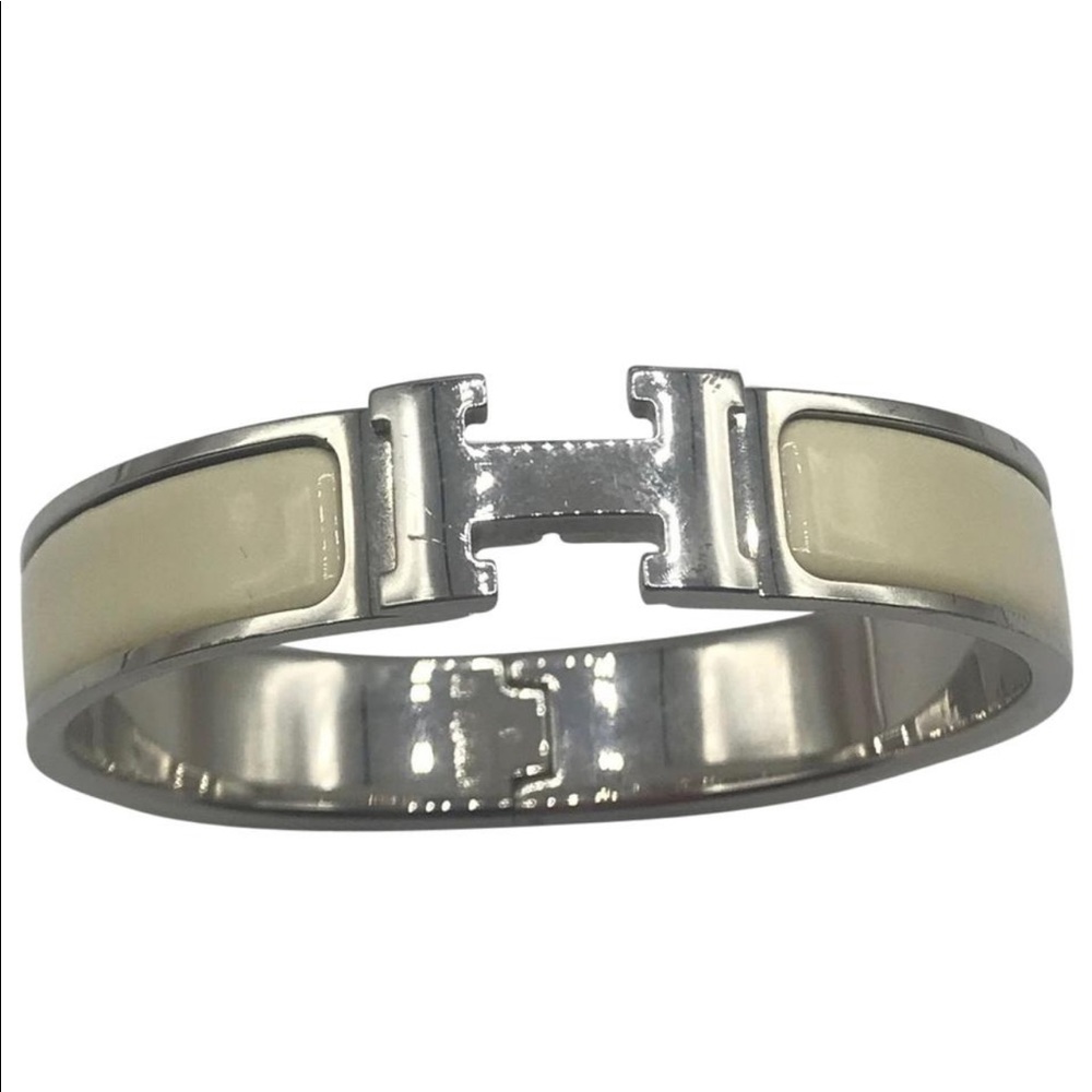 Hermès H Clic Clac Narrow Cuff Bangle Bracelet Pm - Picture 5 of 8